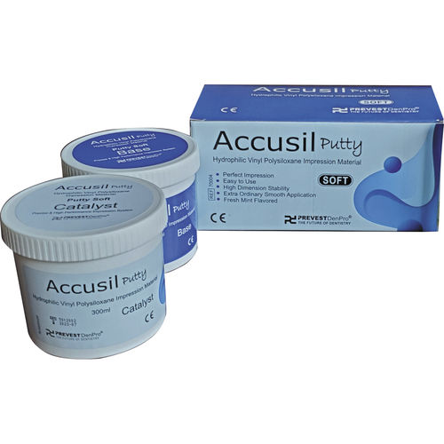 ビニールポリシロキサン歯科材料 - Accusil Putty  - PREVEST DENPRO LIMITED - 歯冠用 / 歯科インレー用 / 歯科アンレー用