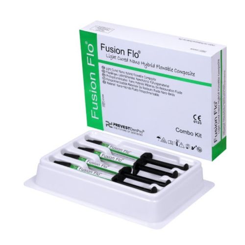 流動性コンポジット歯科材料 - Fusion Flo® - PREVEST DENPRO LIMITED - 歯の修復用 / 光重合性 / 不透明