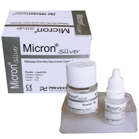 修復用歯科用接着材 - Micron® Silver - PREVEST DENPRO LIMITED - グラスアイオノマー / 化学結合 / 液体