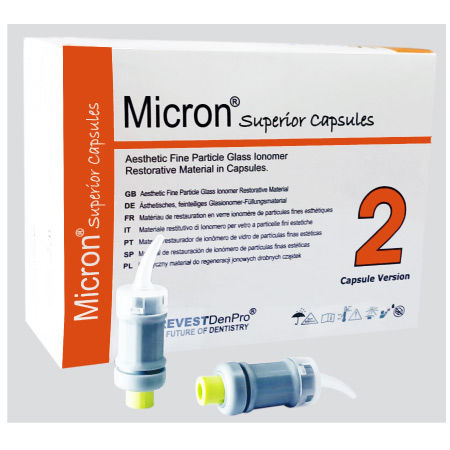 修復用歯科用接着材 - Micron Superior Capsules - PREVEST DENPRO LIMITED - グラスアイオノマー / 化学結合 / 液体