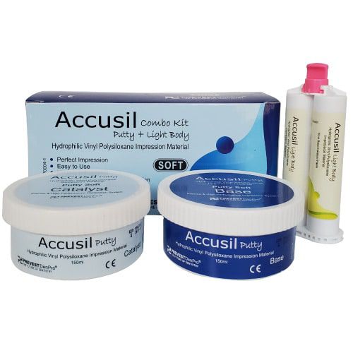 ビニールポリシロキサン歯科材料 - Accusil Combo - PREVEST DENPRO LIMITED - 歯科用ブリッジ用 / 歯冠用 / 歯科インレー用