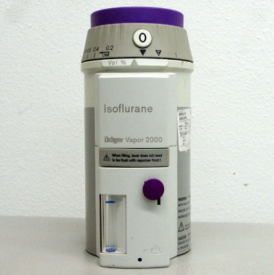 獣医用麻酔エバポレーター - 2000 Dräger - Rothacher Medical - イソフルラン / セボフルラン