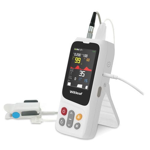 EtCO2患者モニター - WIT-S300D - Shenzhen Witleaf Medical Electronics - 手持ち型 / TEMP / 呼吸回数