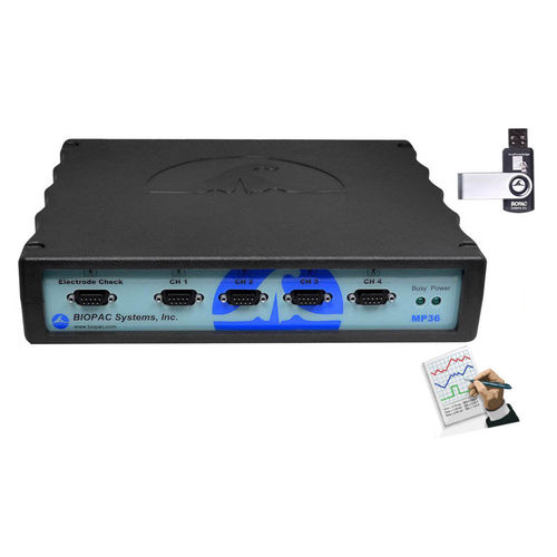 研究用生体信号収集システム - MP36RWSW - Biopac Systems - 4チャンネル / USB