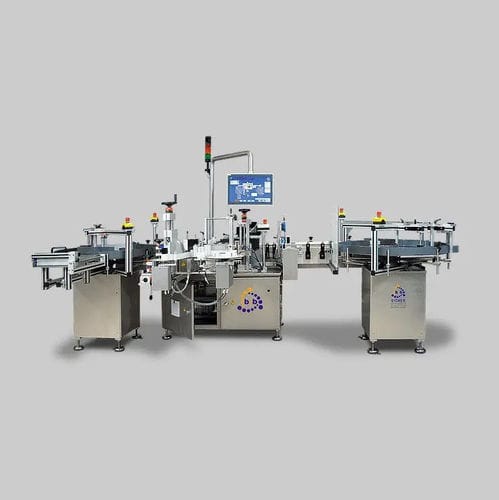 ボトル用ラベル貼付機 - VRM series - b+b Automations- und Steuerungstechnik GmbH - バイアル / 自動