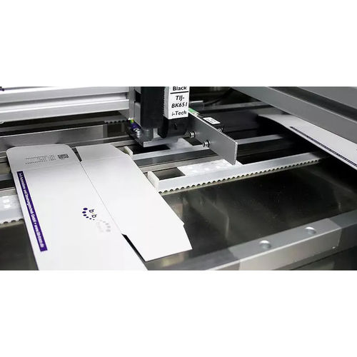 ダンボール用ラベル貼付機 - HSF series - b+b Automations- und Steuerungstechnik GmbH - 自動 / バーコード ラベル用
