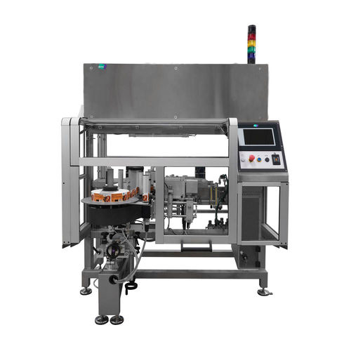 製薬産業用ラベル貼付機 - COMPACT 4.0 - ARCA LABELING AND MARKING - 自動 / 回転式