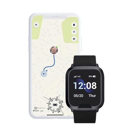 時計のタイプ警報システム - MiniFinder&reg; - MiniFinder Sweden - 高齢者用 / GPS監視 / アクチメータ機能付