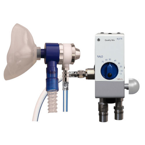 麻酔ガス混合器 - QualityMIX N2O 70 - DEHAS Medical Systems - 酸素（O2） / N20 / チューブ流量計