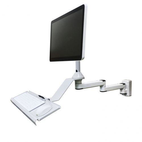 多関節サポートアーム - 352AA - Diwei Industrial Co., Ltd. - モニター用 / 壁取り付け式 / キーボードホルダー付