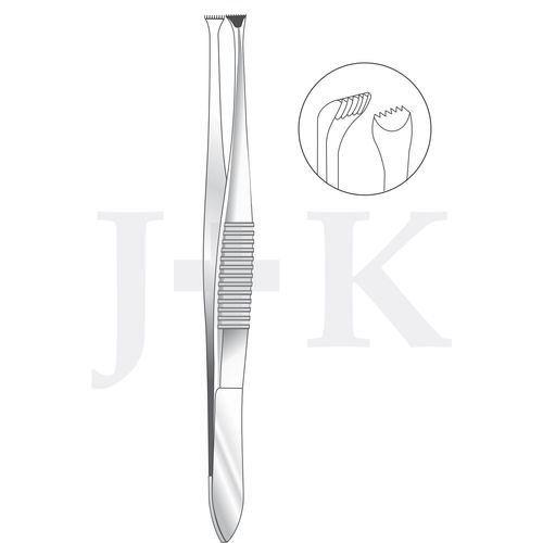 眼科手術用マイクロ鉗子 - Graefe (e3-3067) - J+K Chirurgische Instrumente - 把持 / 平 / ステンレススチール製