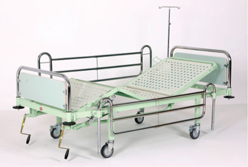 病院用ベッド - AD-183.T - DUMAN HOSPITAL FURNITURE - 機械式 / キャスター付き / 4セクション