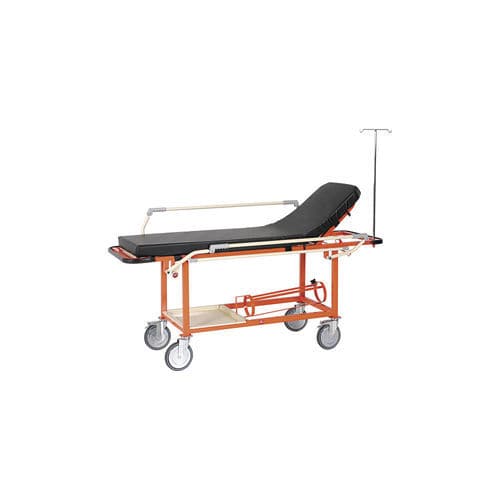 移動用ストレッチャー - AD-227.E1  - DUMAN HOSPITAL FURNITURE - 手動式 / 背もたれ調節可能な / 2セクション