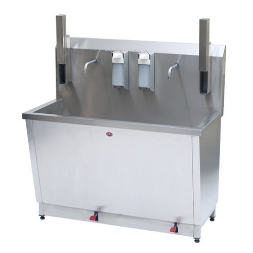 医療用流し - AD-450 - DUMAN HOSPITAL FURNITURE - 2 槽 / ステンレススチール製