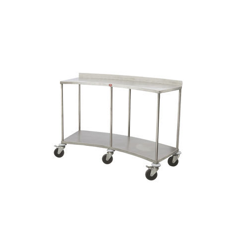 作業用台 - AD-840.40  - DUMAN HOSPITAL FURNITURE - 半円 / ステンレススチール製