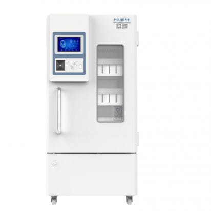 血液銀行冷蔵庫 - XC-168L - Zhongke Meiling Cryogenics Co., Ltd., - キャビネット型 / 扉1枚 / 空冷式