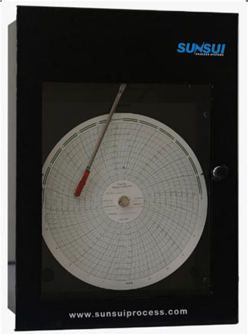 圧力チャートレコーダ - SunMech-PR01 - SUNSUI PROCESS SYSTEMS  India - 壁掛け式
