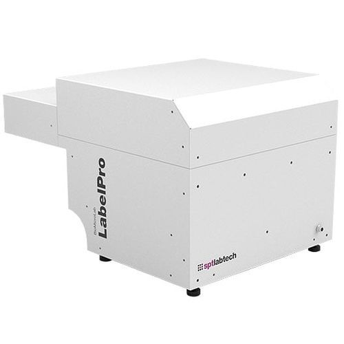 試験管のラベル貼付用研究室用オートマトン - BioMicroLab LabelPro - SPT Labtech - ワークフロー管理