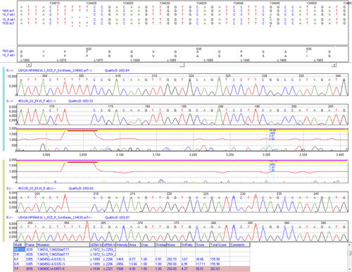 DNA シークエンシング用ソフト - Mutation Surveyor® - SoftGenetics, LLC. - 分析 / 実験用 / 自動