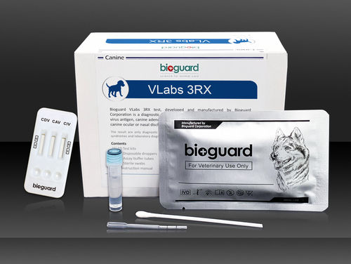 感染病用迅速検査キット - VLabs 3RX - Bioguard corporation - 犬 / 鼻