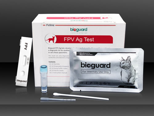 感染病用迅速検査キット - FPV Ag - Bioguard corporation - ネコ科の動物用 / ネコ汎血球減少症ウイルス / 排泄物