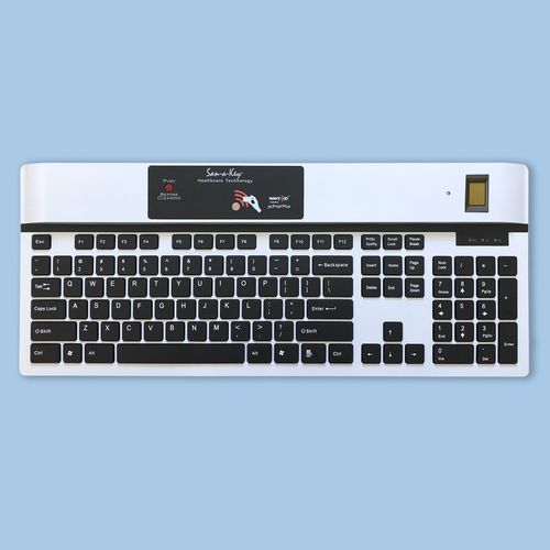 テンキー医療用キーボード - KSI-1700 SX HFFFW-16 - Key Source International - 多要素認証 / エンドポイントセキュリティ付き / インターナショナルレイアウト付き