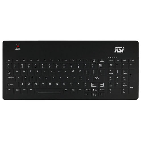 テンキー医療用キーボード - KSI-1801 SX B - Key Source International - インターナショナルレイアウト付き / シリコン / シリコンゴム製
