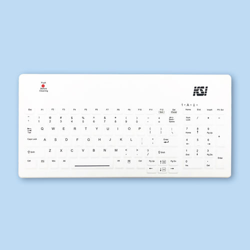 テンキー医療用キーボード - KSI-1801 SX W - Key Source International - インターナショナルレイアウト付き / シリコン / シリコンゴム製