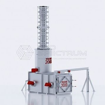 動物用焼却炉 - VOLKAN 2000 - Eco-Spectrum LLC - 実験用 / 医療廃棄物用 / 廃棄物用