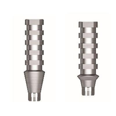 チタン製インプラントアバットメント - Osstem Implant France - 内側 / ストレートタイプ / 一時的