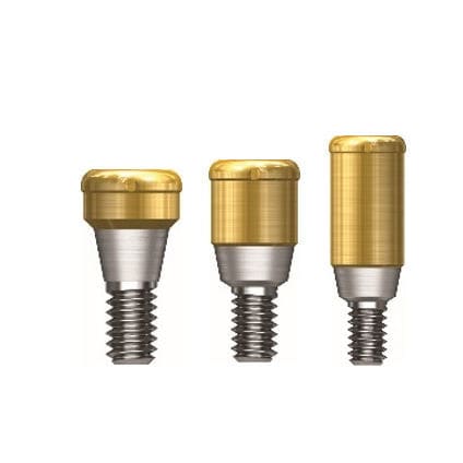 チタン製インプラントアバットメント - Osstem Implant France - 内側 / ストレートタイプ / スクリュー