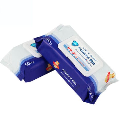 手指衛生用ウェットティッシュ - Sunrise Healthcare Technology - 50枚入り / 20枚入り / 10枚入り