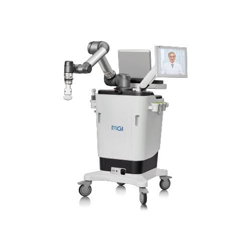 多目的超音波イメージング用遠隔エコグラフィー装置システム - MGIUS-R3 - MGI Tech - ロボット式