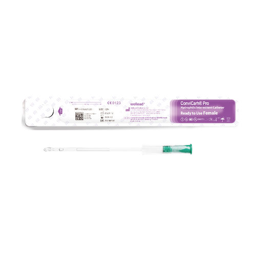 導尿カテーテル - ConviCath® Pro  - Well Lead Medical - 尿道 / 親水性コーティング / 女性用
