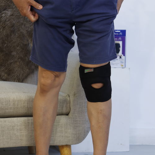膝補正用包帯 - Physio+Fit - V2U Healthcare - 膝部分が開いたタイプ