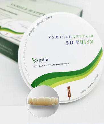ジルコニア製歯科材料 - Hunan Vsmile Biotechnology Co. Ltd - 歯科インレー用 / 被覆冠用 / CAD/CAM