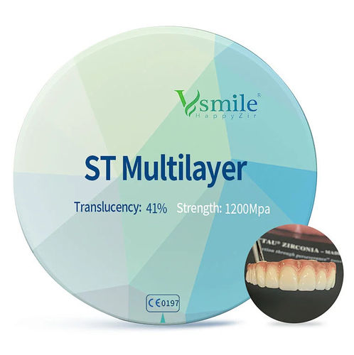 ジルコニア製歯科材料 - ST - Hunan Vsmile Biotechnology Co. Ltd - 歯科技工室用 / 半透明