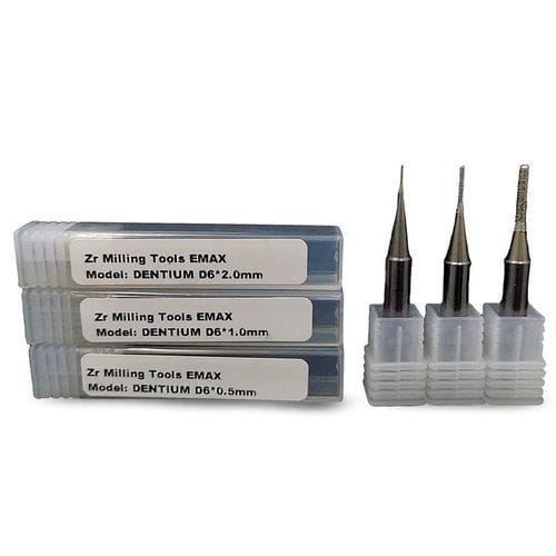 歯科用バー - Dentium ®  - Hunan Vsmile Biotechnology Co. Ltd - ダイアモンド / タングステン製 / ジルコニア