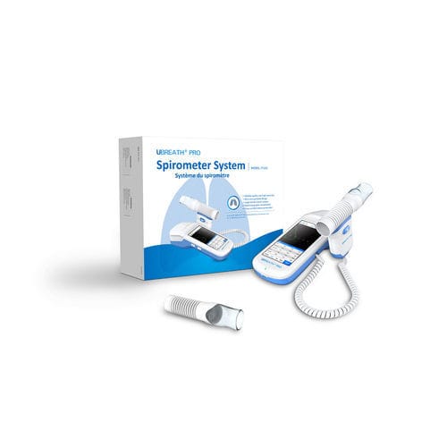 コンピューターべーススパイロメーター - UBREATH ® Pro - e-LinkCare Meditech - 携帯型 / 科学研究用 / タッチパネル付き