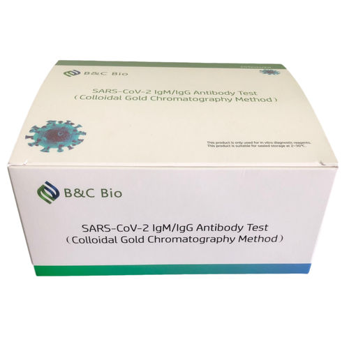 COVID-19用検査キット - Shanghai B&C Biological Technology Co.,Ltd - 抗体 / 免疫グロブリンM / IgG