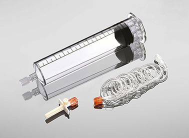 コントラスト製品用シリンジ - C01-001-10 - Shenzhen Seacrown Electromechanical - 100ml / 使い捨て / 無菌
