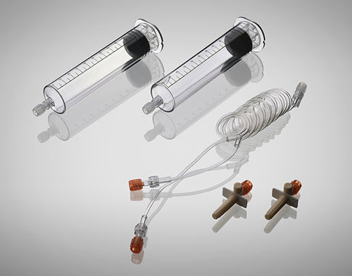 コントラスト製品用シリンジ - C01-006-10 - Shenzhen Seacrown Electromechanical - 100ml / 使い捨て / 無菌