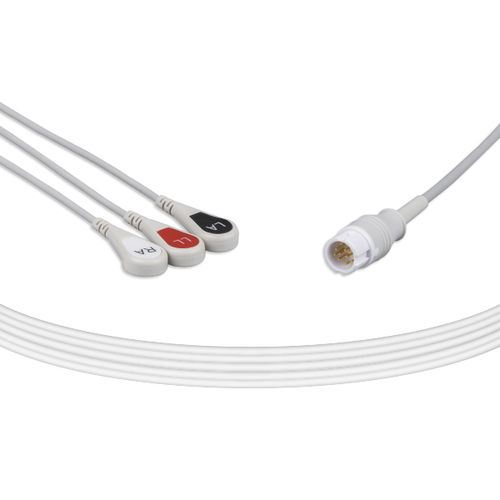 医療用ECGケーブル - 2385S - Unimed Medical Supplies - 3芯 / フィリップス対応 / Nihon Kohden用