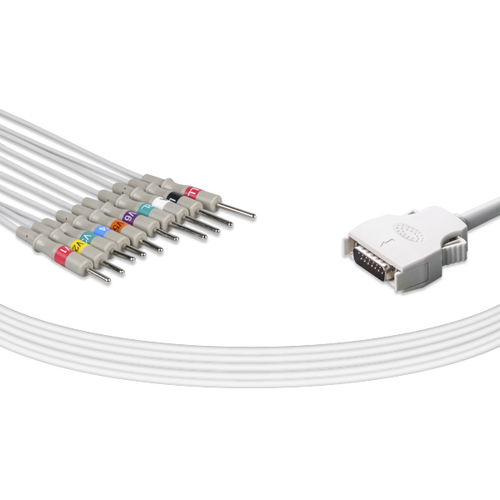 医療用ECGケーブル - E10-MT-N - Unimed Medical Supplies - 10芯 / Mortara用 / 再使用可能