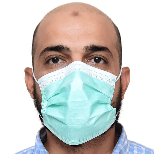 タイプIIRサージカルマスク - FVSurgical - 大人用 / 1箱50枚入り / 緑
