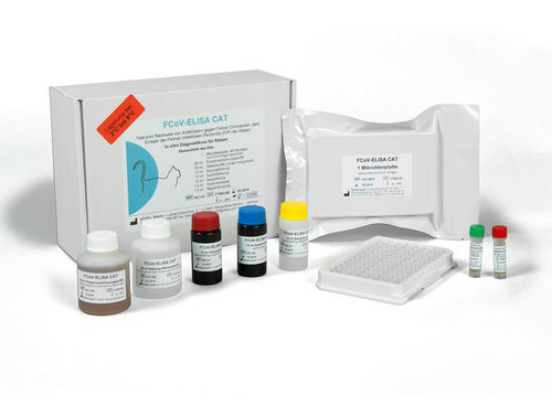 獣医用検査キット - FCoV-ELISA CAT - INDICAL BIOSCIENCE GmbH - ネコ伝染性腹膜炎 / ネコ科の動物用 / IgG