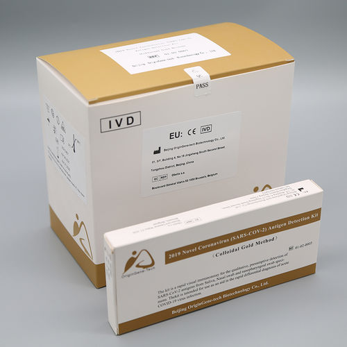 COVID-19用検査キット - Colloidal Gold - Beijing OriginGene-Tech Biotechnology Co.,Ltd - 抗原 / SARS-CoV-2 / コロナウィルス
