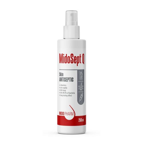 個人衛生用消毒剤 - MidoSept Q - MidoPharm - 液体 / 250ml / アルコール系