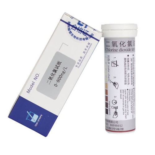 水の分析用試験紙 - LH1019 - Hangzhou Lohand Biological Technology Co., Ltd. - 二酸化塩素 / 水 / 比色