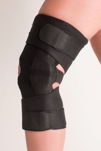 膝装具 - Wrap™ - Dr Medical - 膝部分が開いたタイプ / 膝パッド付き / 関節付き